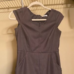 Calvin Klein dress - size 2P, Gray